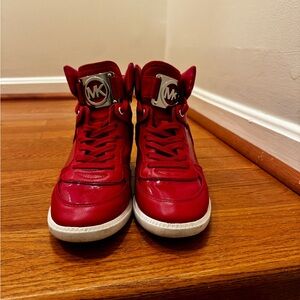 Michael Kors Bold Red Sneakers